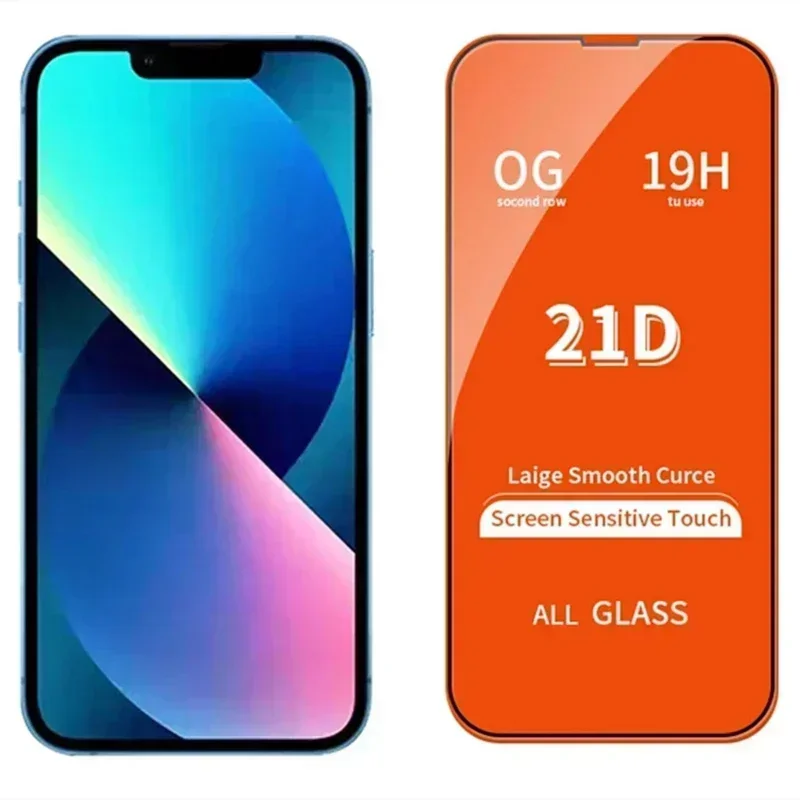 VIDRIO TEMPLADO 21 D IPHONE 14 PRO MAX